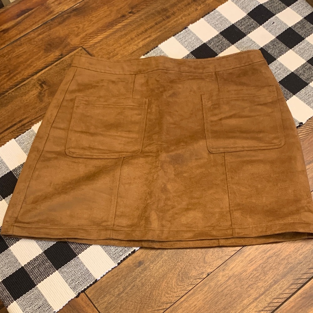 Old Navy faux suede mini skirt